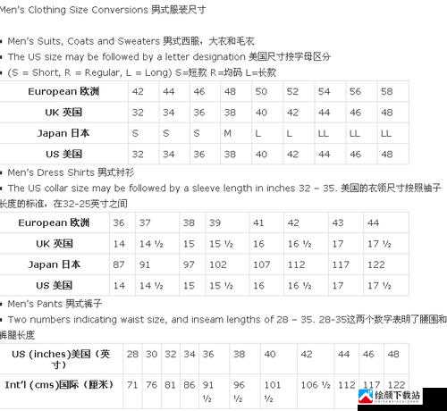 欧洲尺码日本尺码专线图片：多国尺码轻松购