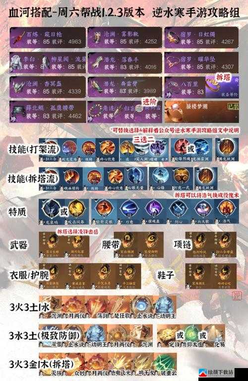 逆水寒手游血河 PVE 极致输出技巧